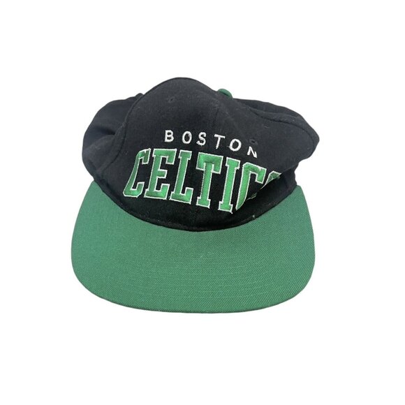 Vintage Boston Celtics Starter Arch Wool Natural Snapback...